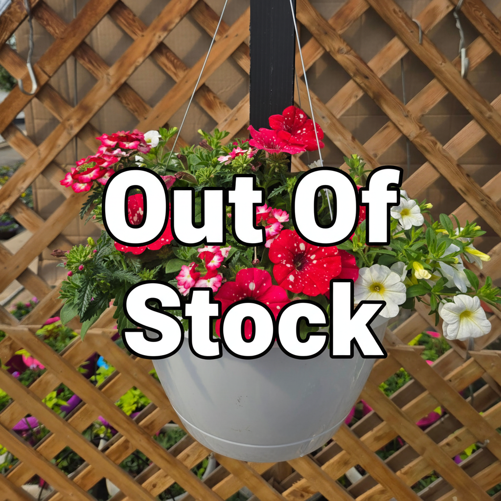 Combination Basket - Confetti Garden Sparkle Red